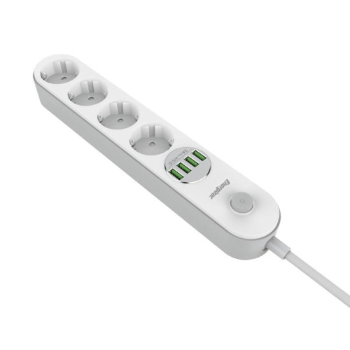 Energizer EPB2500W00EU rozgałęziacz 2 m 4 x gniazdo sieciowe Wewnętrzna Biały-16760592
