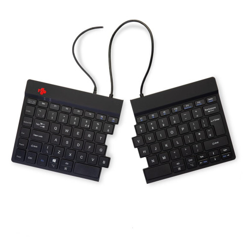 Klawiatura R-Go Split Break ergonomiczna UK-išdestymas juodas-16771165