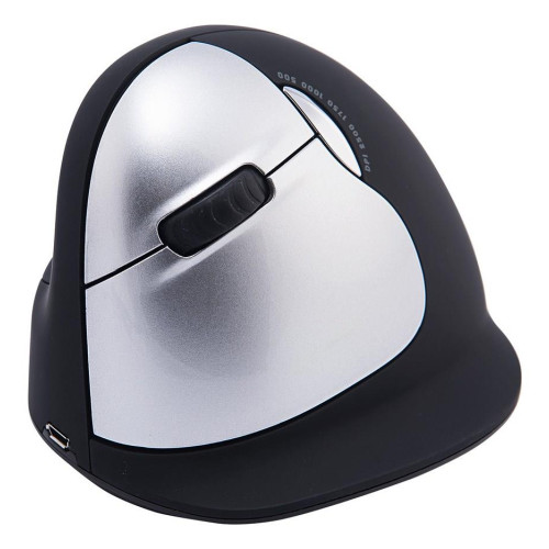 R-Go Tools Ergonomiczna mysz R-Go HE mysz rozmiar duży, leworęczna, bezprzewodowa, czarna-16771483