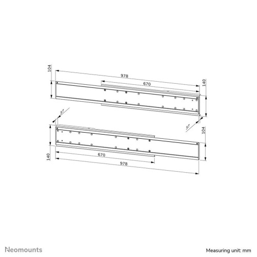 Adapter do TV dual screen ADM-875WH2 Neomounts-16862500