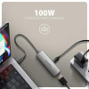 RVC-HI8KPD Adapter aktywny USB-C -> HDMI 8K/60Hz, Aluminum, PD100W, 16cm kabel-16944856