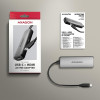 RVC-HI8KPD Adapter aktywny USB-C -> HDMI 8K/60Hz, Aluminum, PD100W, 16cm kabel-16944860