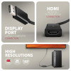 RVD-HI20N Adapter aktywny DisplayPort -> HDMI 1.4, 4K/60Hz, kabel 15cm-16944870
