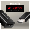 RVD-HI20N Adapter aktywny DisplayPort -> HDMI 1.4, 4K/60Hz, kabel 15cm-16944873