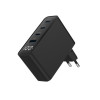 Ładowarka uniwersalna 100W GaN 1xUSB-A 3xUSB-C szybkie ładowanie LCD czarna-16945269