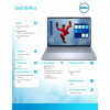 Notebook Dell 16 Plus DB16250 Win11Pro Ultra 9 288V/32GB/1TB/16.0 2.5K/Arc/FgrPr/WLAN + BT/Backlit Kb/4 Cell/3Y ProSuppo