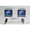 Uniwersalny metalowy ładujący HUB 2xUSB-C/2xUSB-A PD 85W-16947037