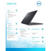 Laptop Dell Pro 16 PC16255/AMD Ryzen 5 220/16GB/512GB SSD/16.0 FHD+/Radeon 740M/FgrPr/FHD/IR Cam/Mic/WLAN + BT/Backlit K