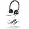 POLY Zestaw słuchawkowy Blackwire 3320 Stereo USB-C z certyfikatem Microsoft Teams + przejściówka USB-C/A-16957628