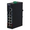 Dahua Swith 11-portowy przełącznik z 8 portami gigabit PoE 8x RJ45 1000M (zasilanie PoE) 2x SFP 1000M 1x RJ45 1000M PFS3