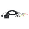 ATEN PRZEŁĄCZNIK KVM CS52DP-AT 2-PORTOWY HYBRYDOWY USB-C / DISPLAYPORT