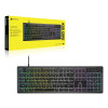 Klawiatura CORSAIR Tas K55 CORE BLACK RGB, Gumowa kopuła, Mechaniczna, USB-16982083