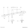 Uchwyt do monitora na biurko / Dual DS60-600BL2 NEOMOUNTS-16994876