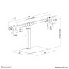 Neomounts FPMA-D865DBLACK uchwyt / stojak do monitorów 68,6 cm (27