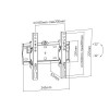 GEMBIRD UCHWYT ŚCIENNY REGULOWANY LCD 23-42 VESA MAX 200 X 200MM, DO 30KG-16995144