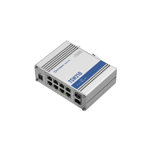 Przełącznik niezarządzalny TSW210 Switch 2xSFP 8xPoE+ 8xGbE DIN RAIL Back Panel-16944270