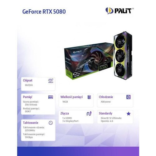 Karta graficzna GeForce RTX 5080 GameRock OC 16GB GDDR7 256bit 3DP/HDMI-16944982