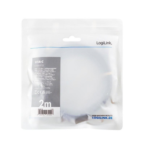 Kabel USB3.2 Gen1 TypeC do USB-C/F, PD, 2m-16945046