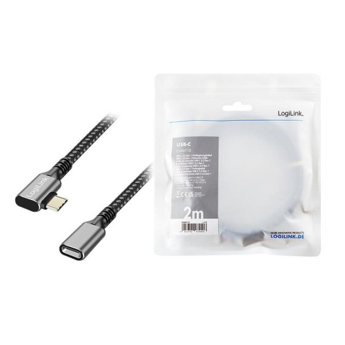 Kabel USB3.2 Gen1 TypeC do USB-C/F, PD, 2m-16945047