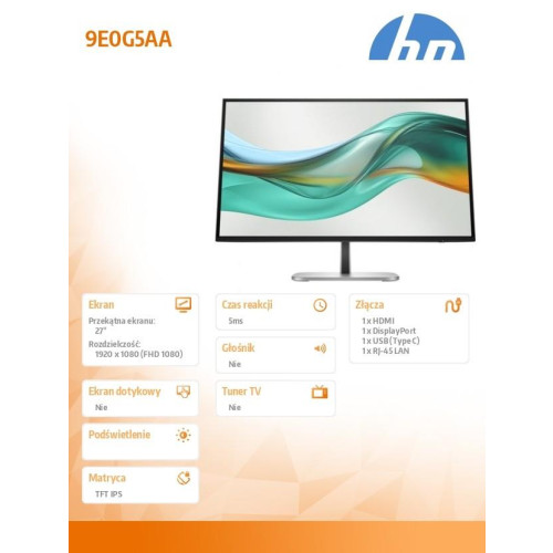 Monitor S5 Pro 527pu QHD USB-C MNTR 9E0G5AA#ABB-16945940