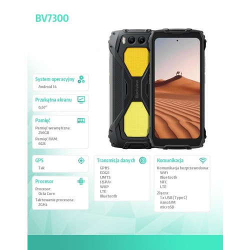 Smartfon BV7300 6/256GB czarny-16946237