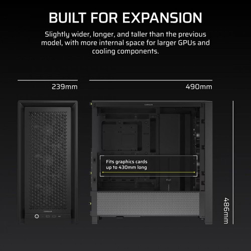Obudowa FRAME 4000D RS Black Mid Tower ATX-16947221