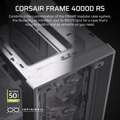 Obudowa FRAME 4000D RS White Mid Tower ATX-16947224