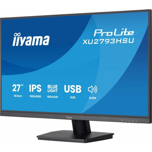 Monitor 27 cali XU2793HSU-B7 IPS.HDMI.DP.2x2W.1ms.100Hz.USBx2.300cd/m2.FlickerFree-16949970