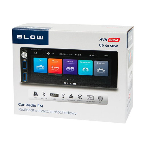 Radio samochodowe AVH-686A 1DIN 7 cali RDS MP3/USB/micro SD/BLUETOOTH-16950150
