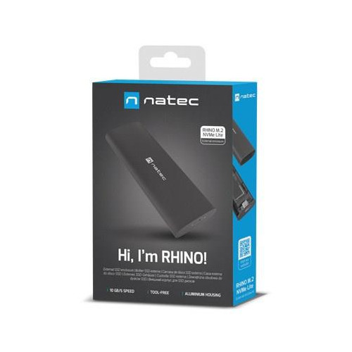 OBUDOWA SSD ZEWNĘTRZNA NATEC RHINO M.2 NVME LITE USB-C 3.1 GEN 2 ALUMINIUM-16960768
