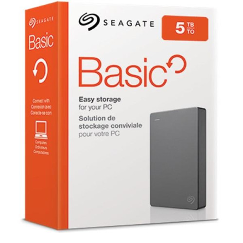 Dysk zewnętrzny HDD Seagate Basic (5TB; 2.5