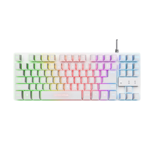 Klawiatura gamingowa TRUST GXT833W THADO TKL US White-16962353