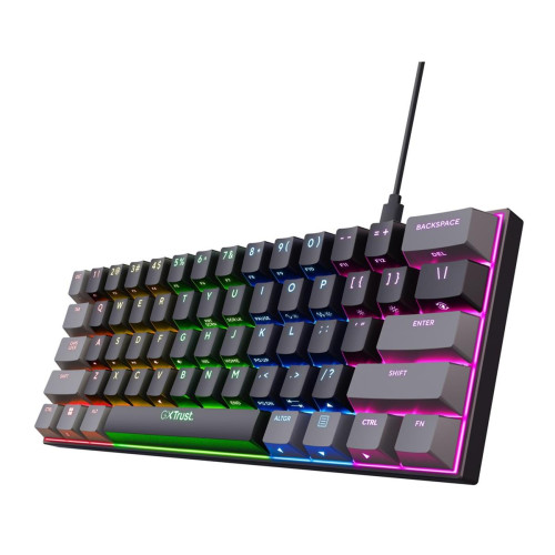Klawiatura gamingowa TRUST GXT867 Acira Black