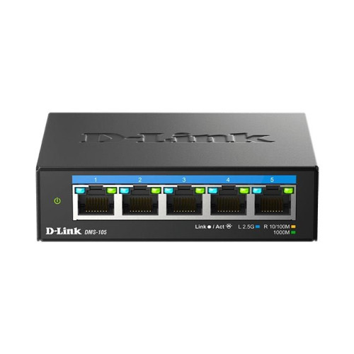 5-portowy wielogigabitowy przełącznik biurkowy D-Link 2,5G - niezarządzalny - L2 - 2.5G Ethernet (100/1000/2500)-1696