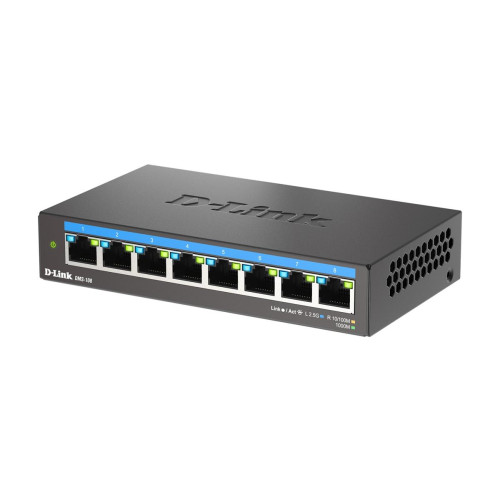 8-portowy wielogigabitowy przełącznik biurkowy D-Link 2.5G - niezarządzany - L2 - 2.5G Ethernet (100/1000/2500)-16965
