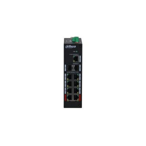 Dahua Technology PFS3211-8GT-120-V2 łącza sieciowe Nie zarządzany Gigabit Ethernet (10/100/1000) Obsługa PoE Montaż