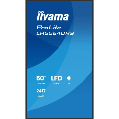 Płaski ekran iiyama LH7564UHS-B1AG 75 IN LCD UHD - 190.5 cm-16970907