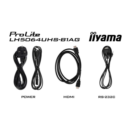 Płaski ekran iiyama LH6564UHS-B1AG 65 IN LCD UHD - 165.1 cm-16970932