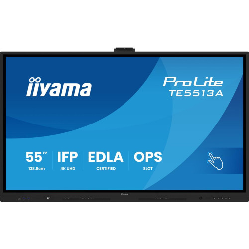 Monitor interaktywny iiyama TE6513A-B1AG 65 cali UHD IR 40 punktów dotykowych-16970969