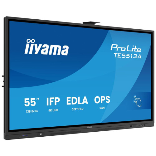Monitor interaktywny iiyama TE6513A-B1AG 65 cali UHD IR 40 punktów dotykowych-16970971