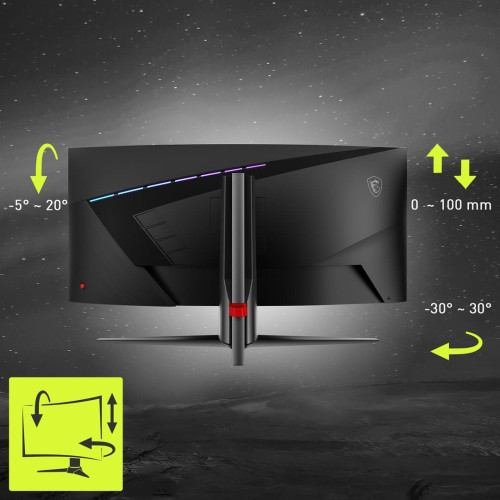 Zakrzywiony monitor do gier MSI MAG 345CQRDE 34