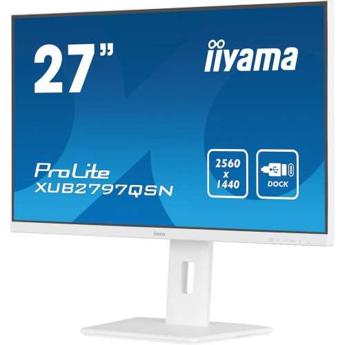 Monitor LED iiyama ProLite XUB2797QSN-W2 - 27 cali - Płaski ekran - 68,6 cm-16972507