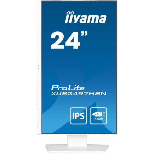 Monitor IIYAMA XUB2497HSN-W1 23.8inch IPS FHD 100Hz 250cd/m2 1ms HDMI DP Speakers-16972769