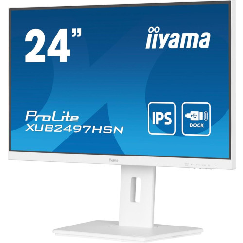 Monitor IIYAMA XUB2497HSN-W1 23.8inch IPS FHD 100Hz 250cd/m2 1ms HDMI DP Speakers-16972770