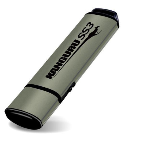 Pamięć USB Kanguru 64GB SS3 USB3.0 - 105 MB/s - Zaślepka - Aluminium