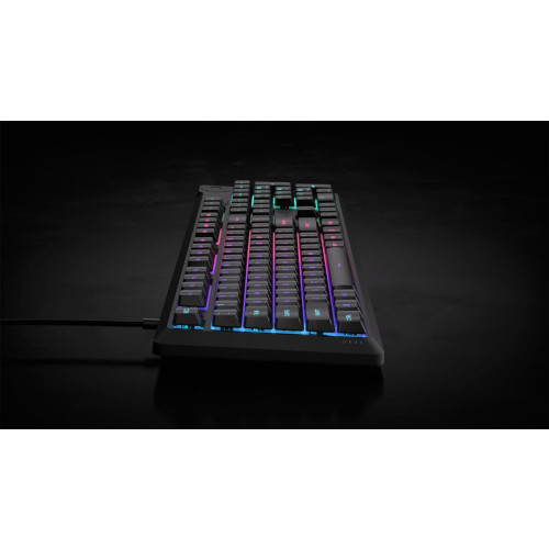 Klawiatura CORSAIR Tas K55 CORE BLACK RGB, Gumowa kopuła, Mechaniczna, USB-16982087