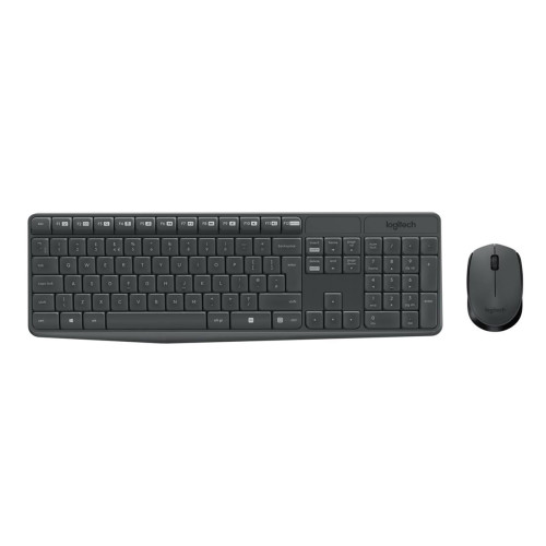 Logitech Klawiatura MK235 Wireless KBD+Mouse Grey CZ-16982094