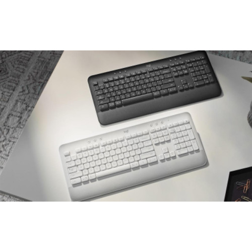 Logitech K650 Signature - Klawiatura bezprzewodowa - złamana biel - CZ/SK-16982109
