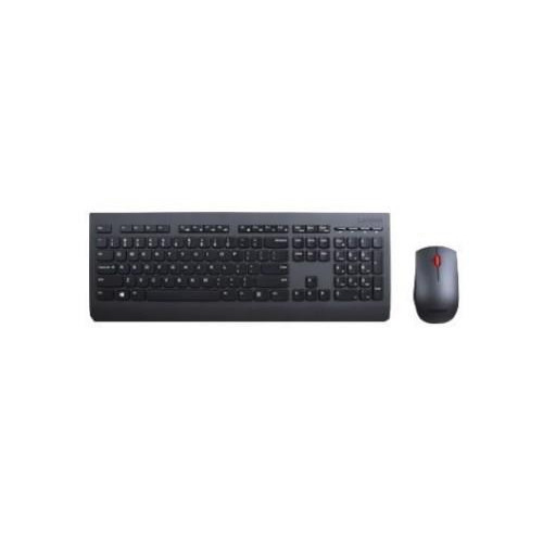 Lenovo Professional Wireless Keyboard and Mouse Combo - Niemiecki - Pełny rozmiar (100%) - Bezprzewodowy - RF Wireless - QWERTZ - Mysz w zestawie
