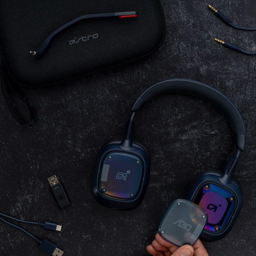 Logitech ASTRO A30 - Bezprzewodowy zestaw słuchawkowy - granatowy/czerwony - PlayStation-16982797